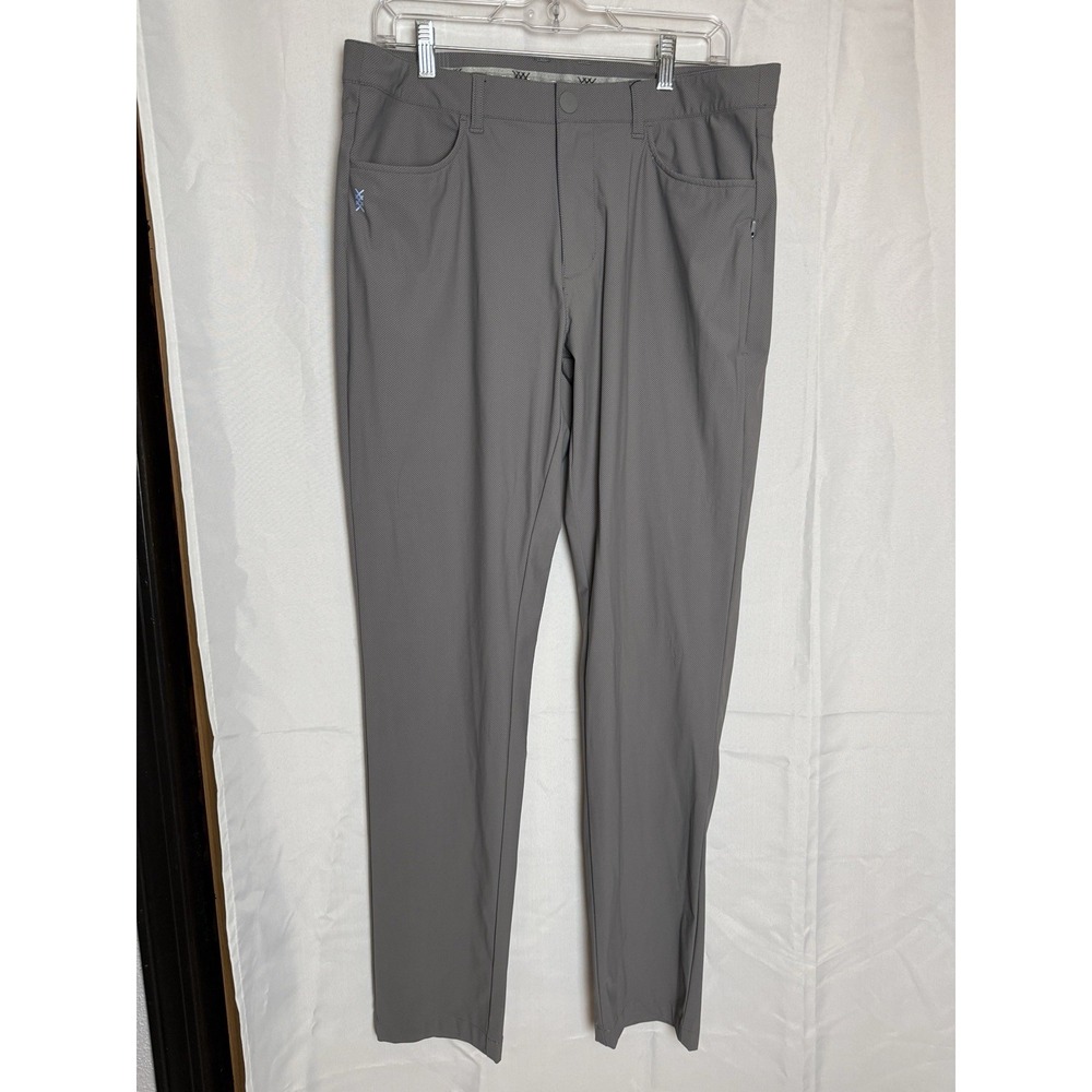 Rhone Commuter Pants Mens 34 Gray Stretch Performance Golf Travel 5 Pocket